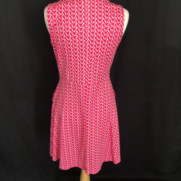 NY&Co. Pink Geometric  Knit Dress - Picture 4 of 8